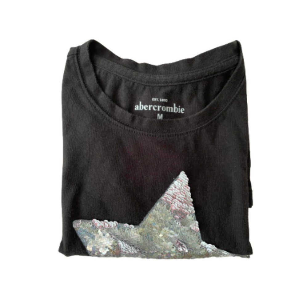 NWT Abercombie & Fitch Appliqué Graphic Tee